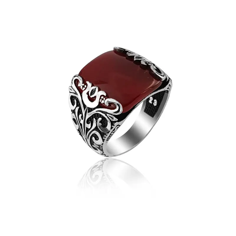 925 Silver Traditional Ottoman Ring for Men