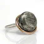 Специальное дизайнерское подлинное серебряное кольцо ручной работы