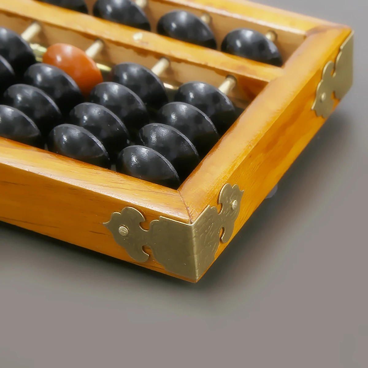 17 файлов 5 бусин деревянный один сброс кнопки профессиональный Abacus-1