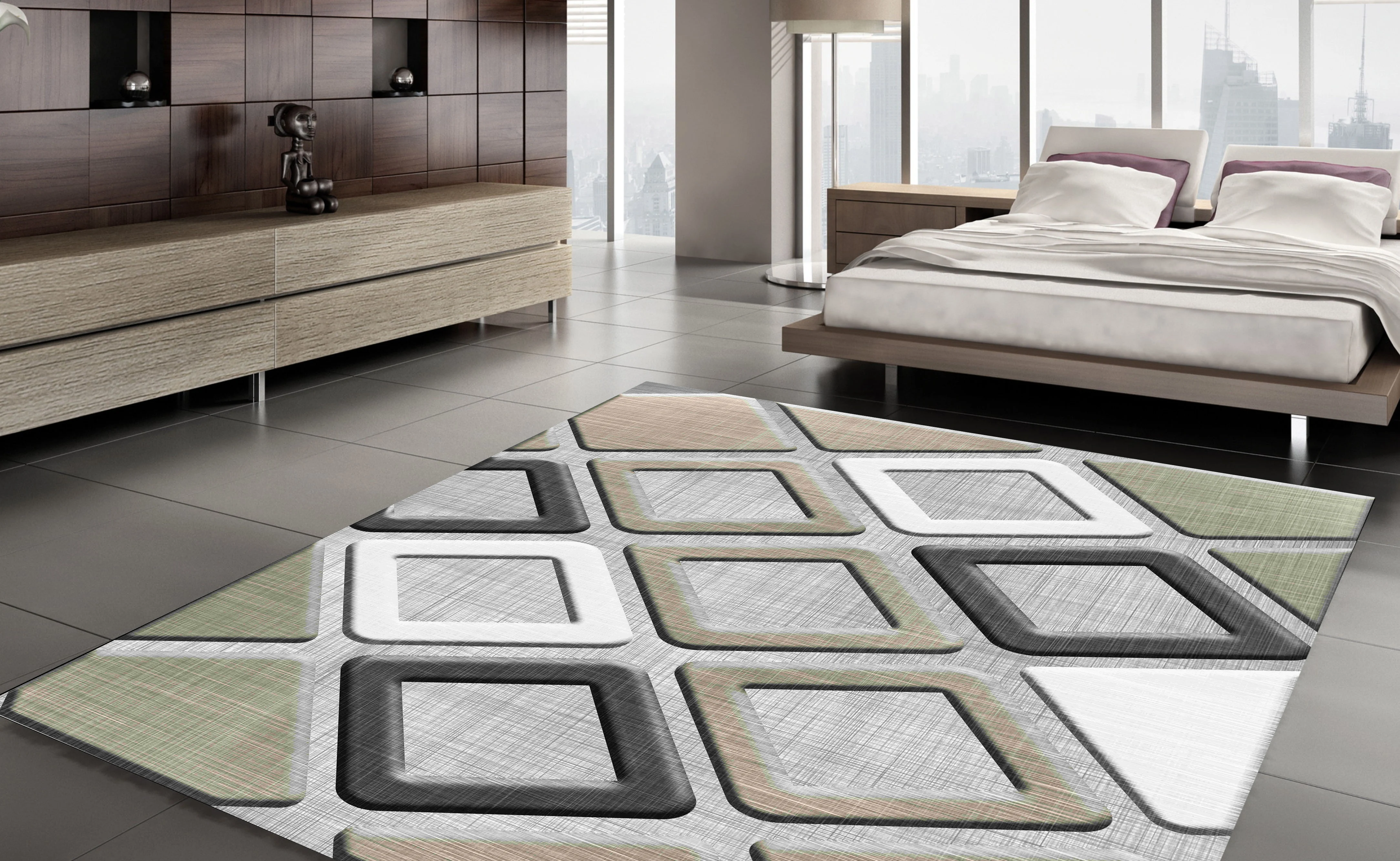

Area Rug Fashion Carpet Grey Beige Turkish Floor Soft Modern Rugs Non-Slip Home Decor Thick Runner Durable Carpets Kilim