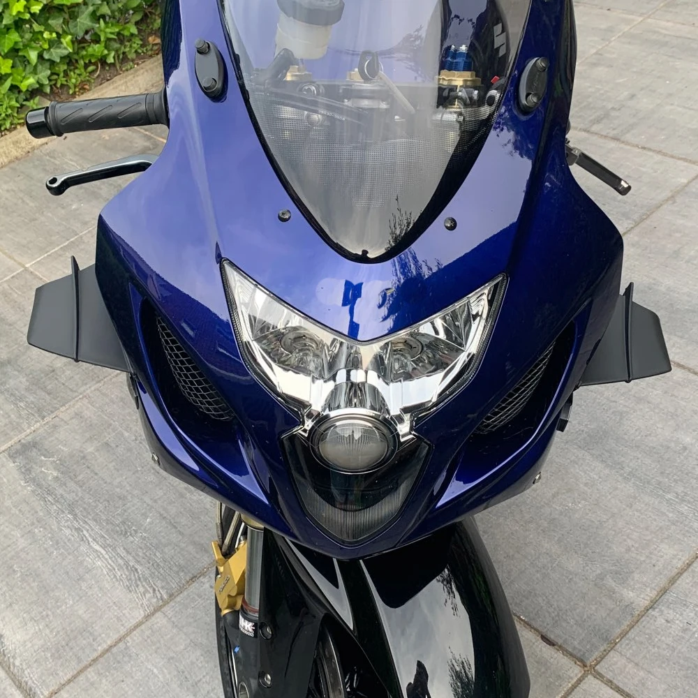 Для Suzuki GSX-R600 GSX-R1000 R150R мотоциклетный Winglet Aerodynamic комплект крыла Спойлер Black GSX-R150 600