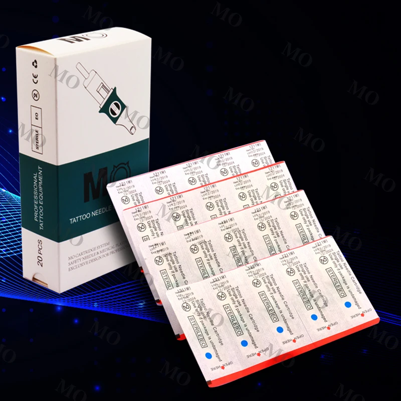 #12RM/0 35 мм и 10RM/0 30 профессиональные иглы для тату-картриджей MO 40 шт. круглые