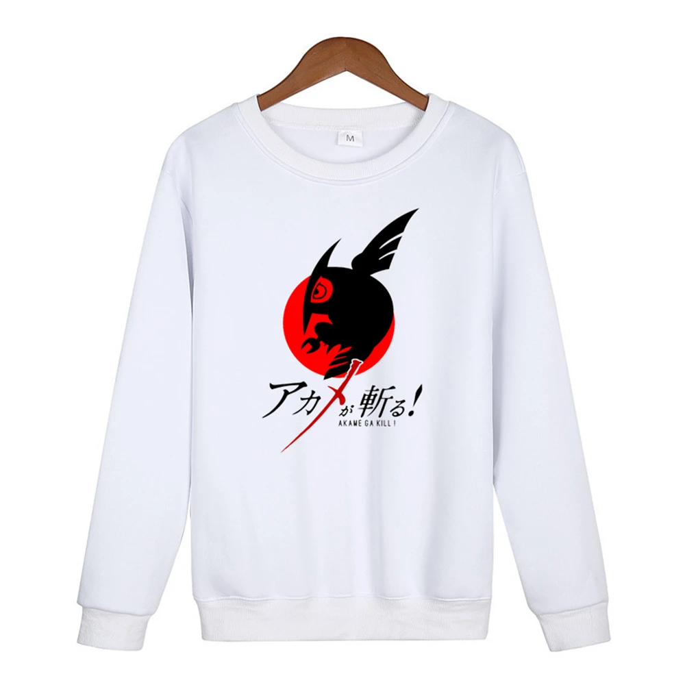 

Akame Ga Printed Blouse sweater for Spring/Fall 2022 Women's men's turtleneck sweater in lovely style round neck fleece