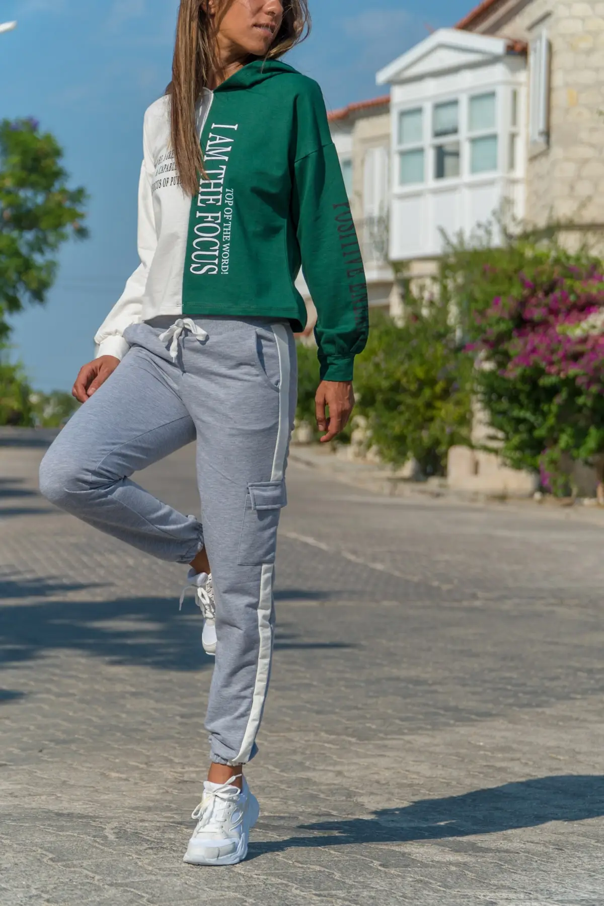 Женские спортивные брюки с карманами Gk-Ys104 | Спорт и развлечения