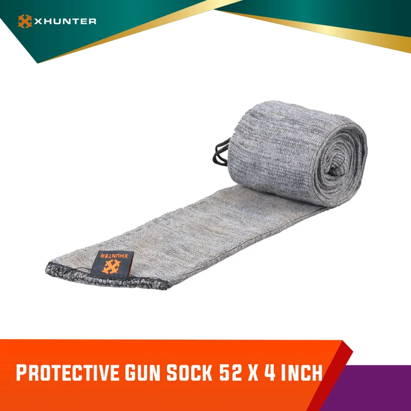 

Xhunter 52 Inches Rifle Shotgun Gun Sock Bag Silicone Treated Hunting Protection Cover Moisture Proof Storage Sleeve