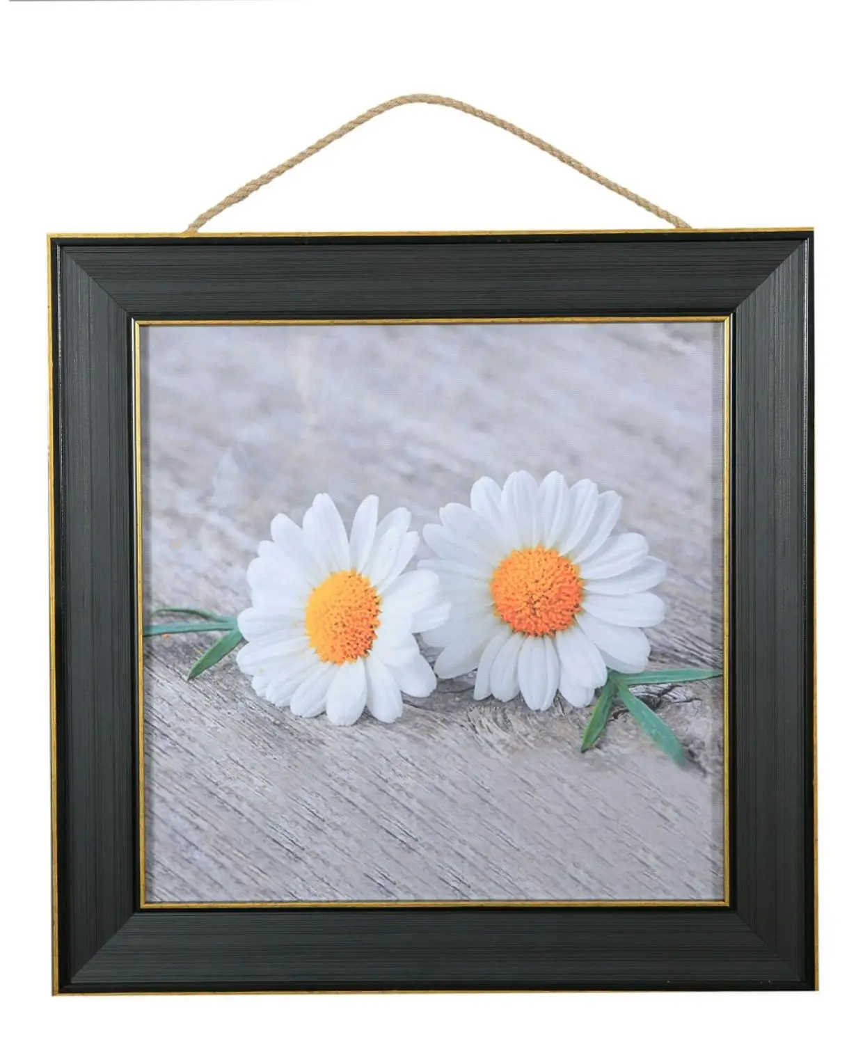 

Digital Printed Table Wooden Framed Glass Daisy