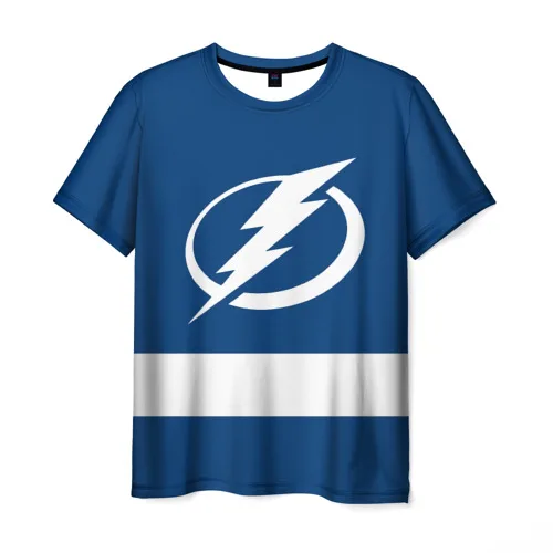 Мужская футболка 3D Tampa Bay Lightning | одежда