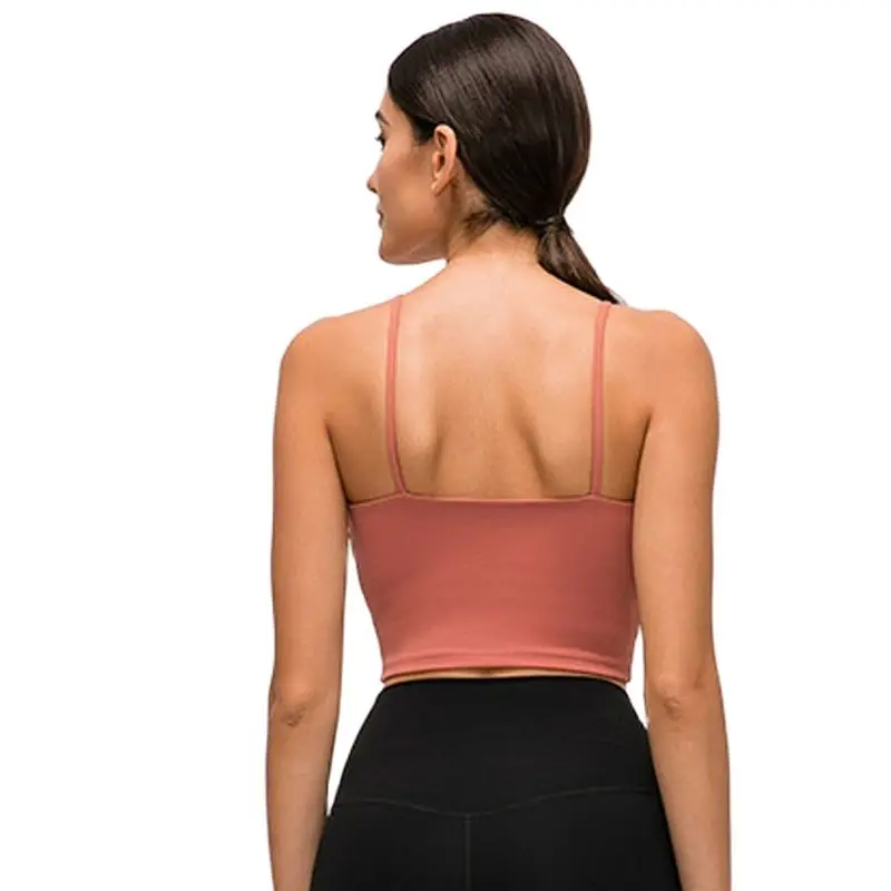 Круглая Спортивная майка/топ с бюстгальтером для женщин Весенняя пикантная