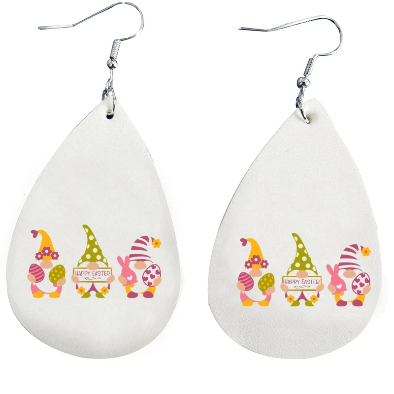 

Faux Leather Earrings For Saint Patrick's Day Triplett Spring Gnomes Pistachio