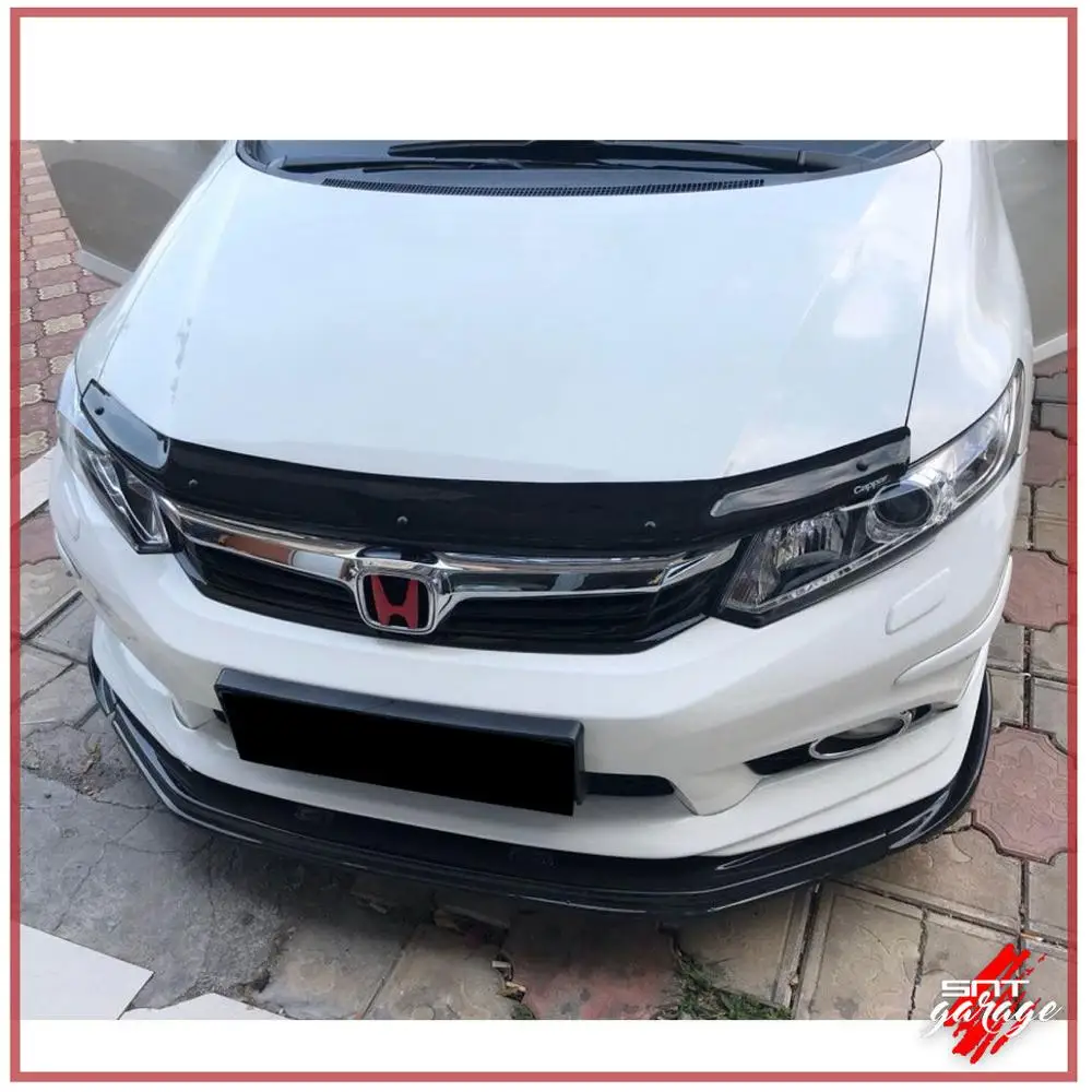 Универсальная насадка на передний бампер Honda Civic Fd6 Fb7 2006 2016 пианино черный