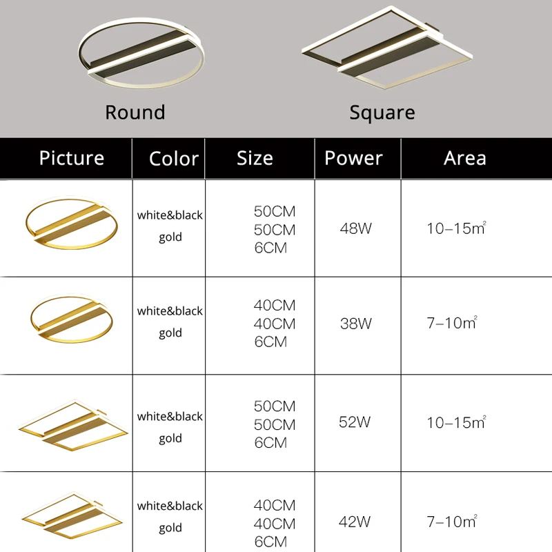 

Gold Chandeliers lamp modern for Bedroom living room new white black light luxury led indoor lighting luminaire dero fixture