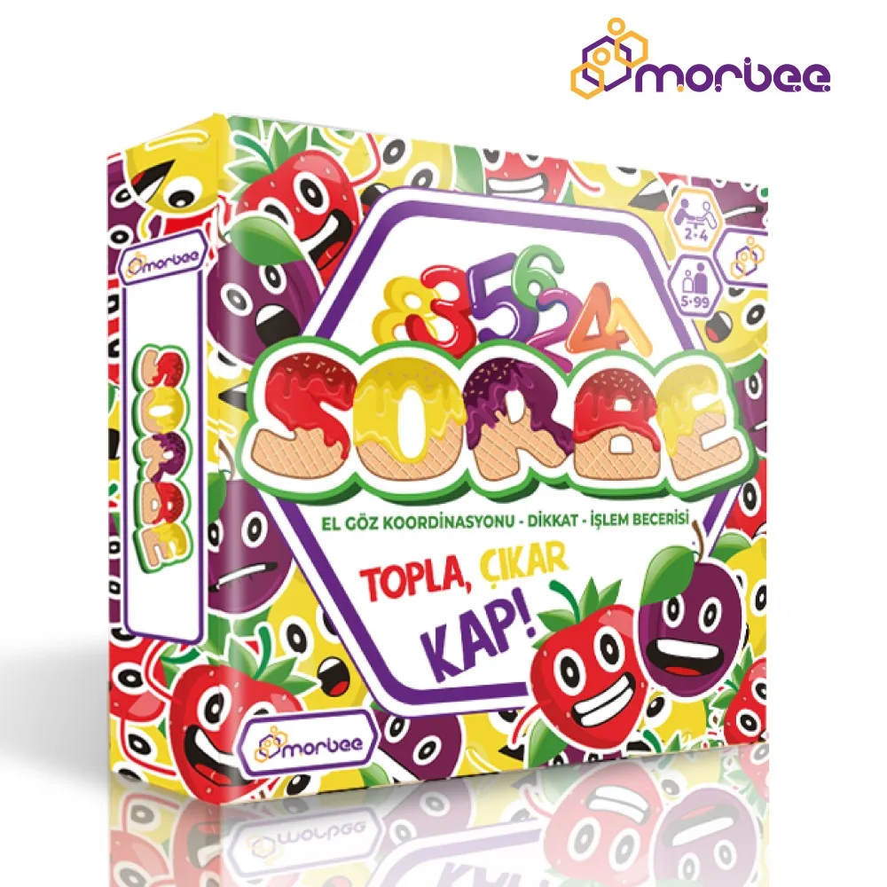 Morbee Sorbe математическая карточная игра для детей возрастом 5 6 7 8 9 10 | Игрушки и