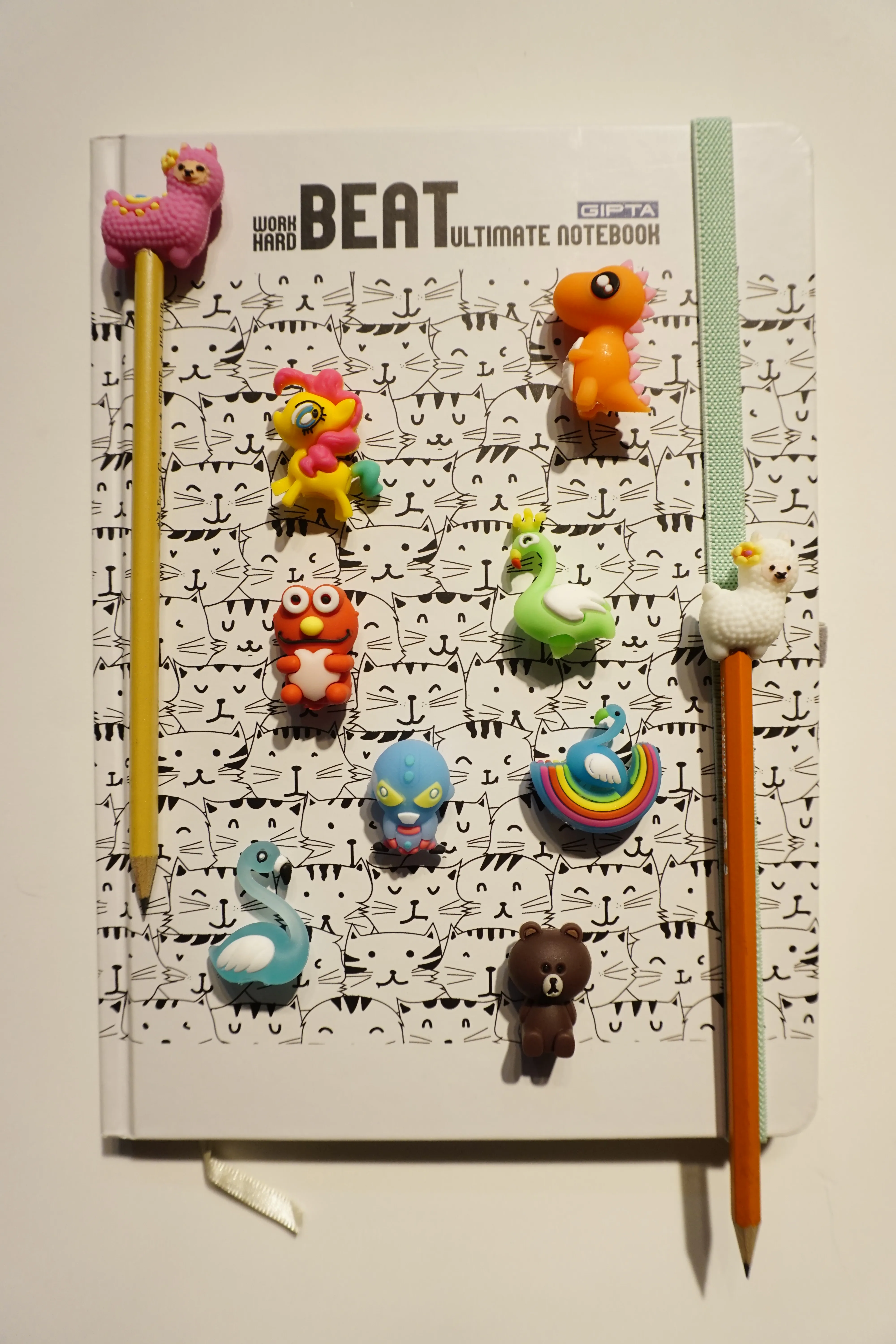 Флеш накопитель в виде единорога голова Фламинго животных Рисунок пером Шапки DIY