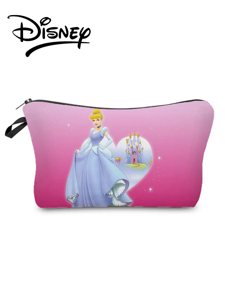 

Косметички Disney для принцессы Золушки, мультяшная косметичка, красивый детский органайзер, чехол для карандаша для дня рождения для девочек
