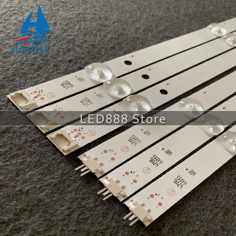 Новые 3 шт. 7 светодиодный 83 см полосы для LG 43UK6300PLB 43UJ634V 43LJ61_FHD_L LC43490059A LC43490058A Innotek 17Y