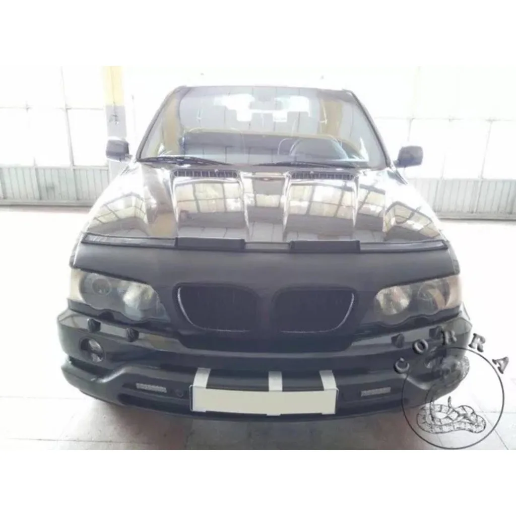 

Обложка бра капота, маска для капота, подходит для BMW X5 серии E53 2000-2003, протектор автомобиля, каменная защита, запчасти для тюнинга, аксессуары