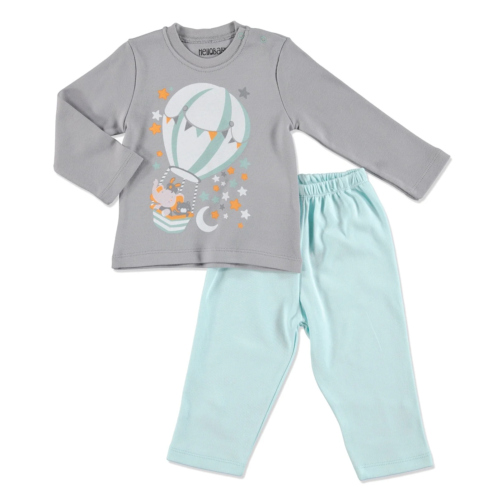 Ebebek HelloBaby/зимний детский пижамный комплект с принтом| |
