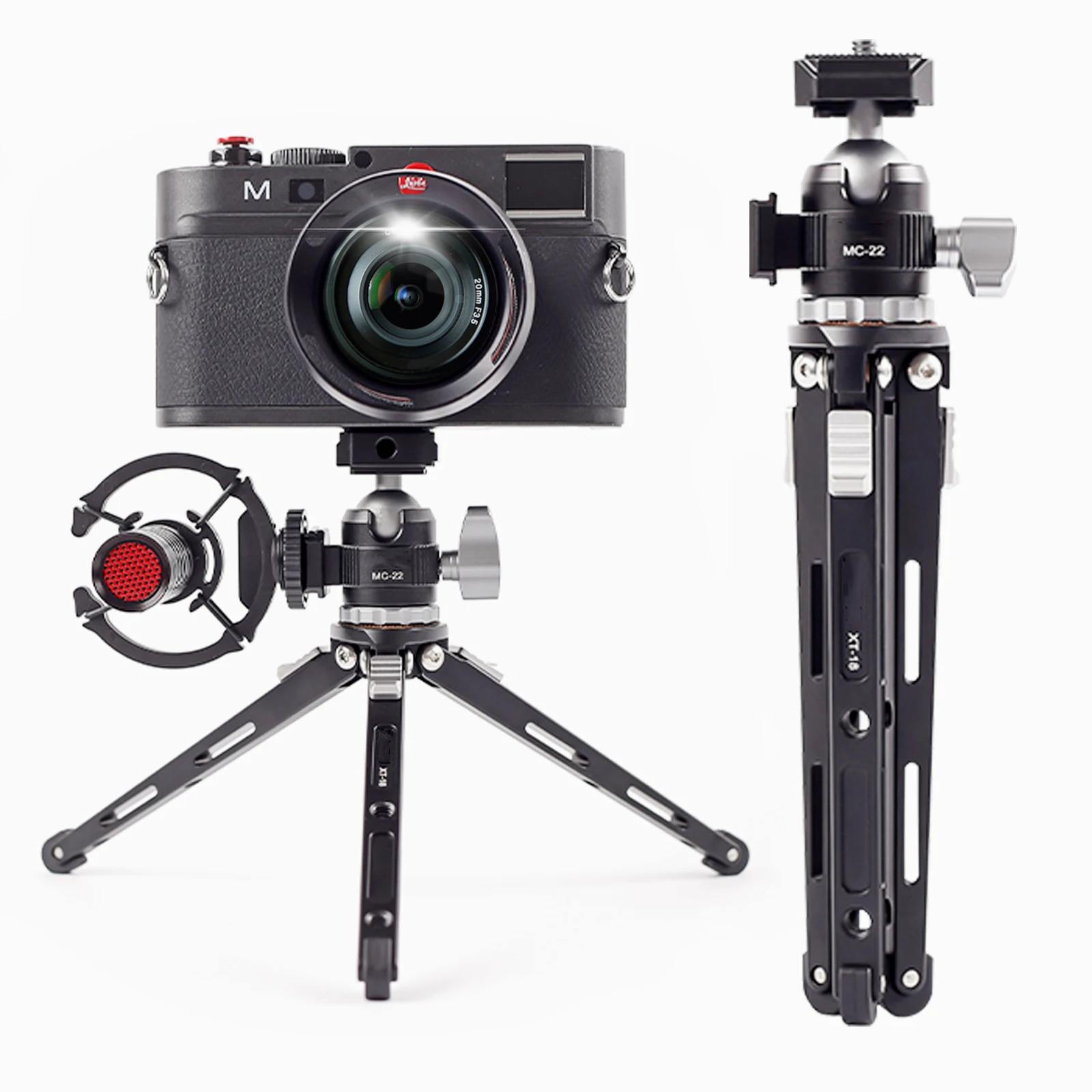 Металлический Настольный Штатив moshuse для камеры телефона портативный настольный