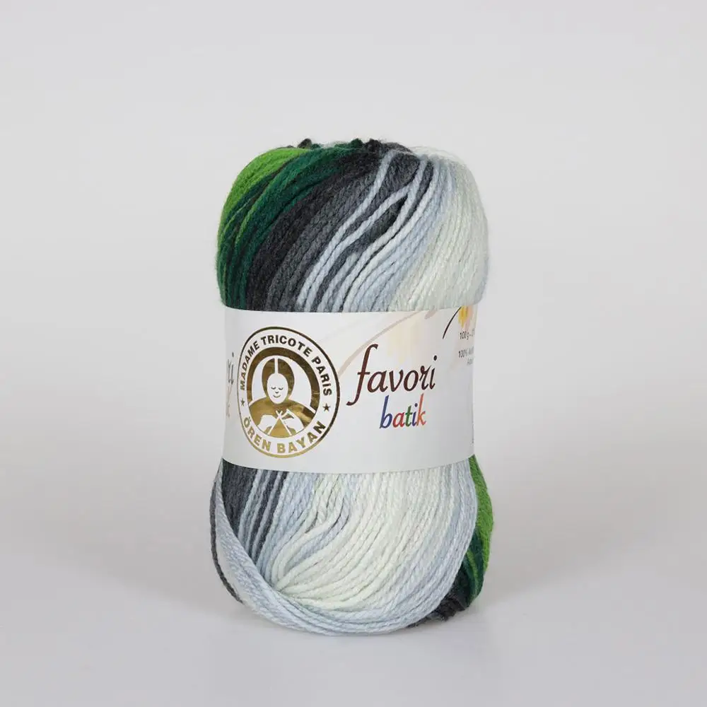 5 шт. 100 г/шар 500 г/полная Высококачественная мраморная Пряжа вязаная кофта с