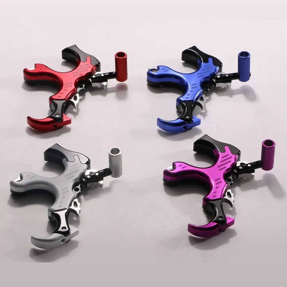 

Luoyer Archery Bow Release Aid 3 Finger Thumb Caliper Trigger Grip for Men Women Outdoor Hunting Training Practice Release Aid