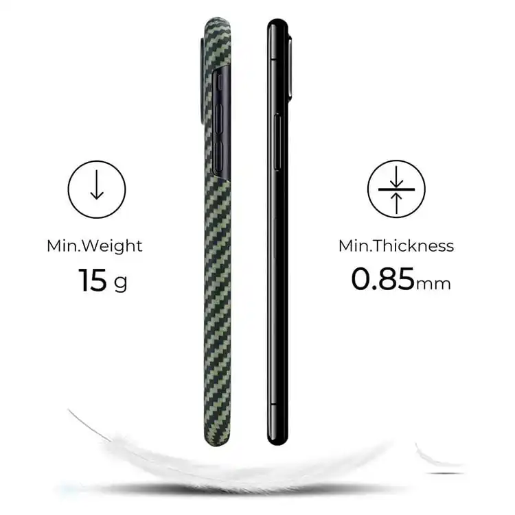 Чехол Pitaka MagEz для iPhone 11 Pro Max Чёрно коричневый|Бамперы| |