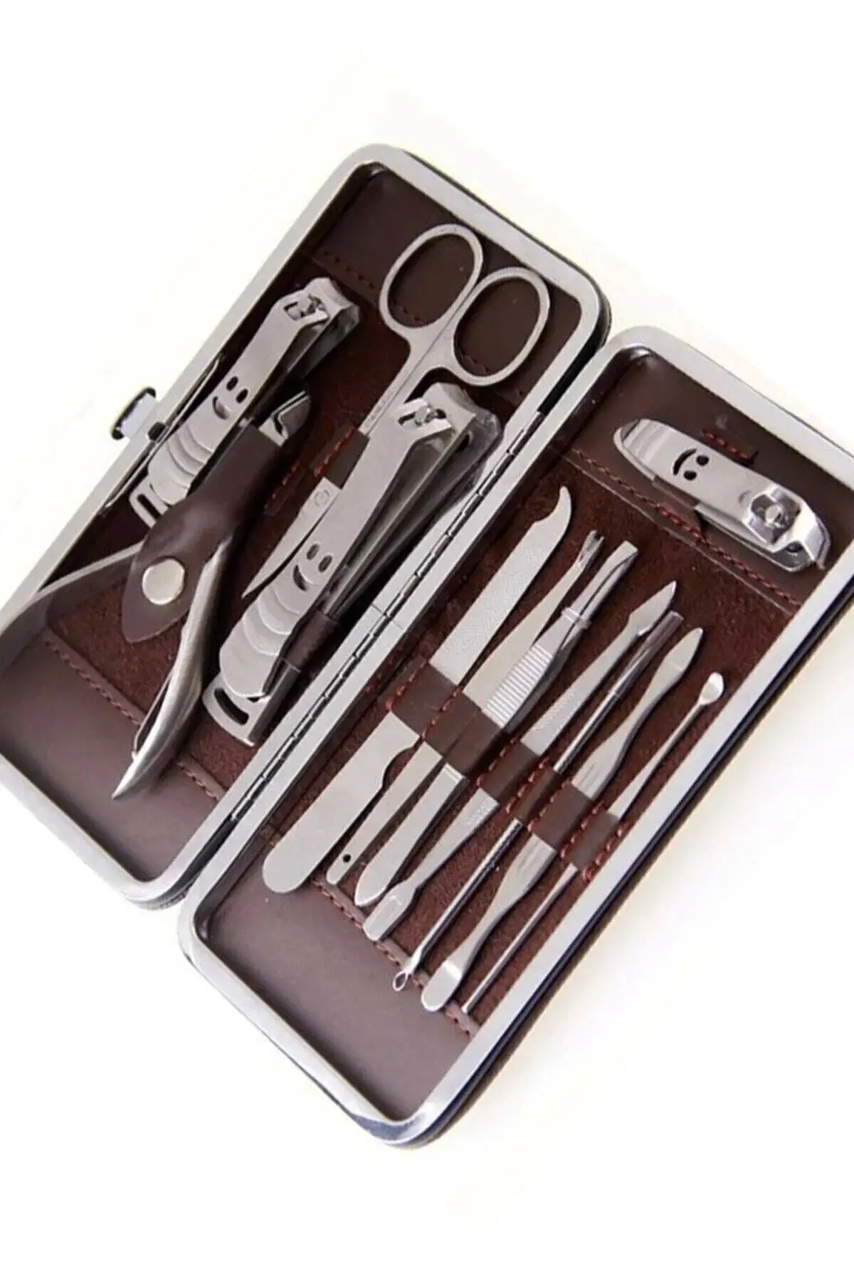 Professional Manicure Pedicure Set 13 Piece Special Bag Stainless Steel Hand Foot Care Set Nail Clipper Nail File Tweezers Scissors
Professional Manicure Pedicure Set 13 Piece Special Bag Stainless Steel Hand Foot Care Set Nail Clipper Nail File Tweezers Scissors