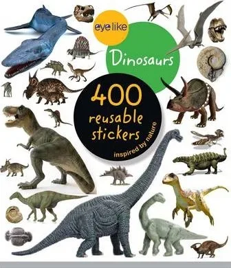 

Наклейки Eyelike: динозавры, детский подарок, книга для чтения, книга для игр