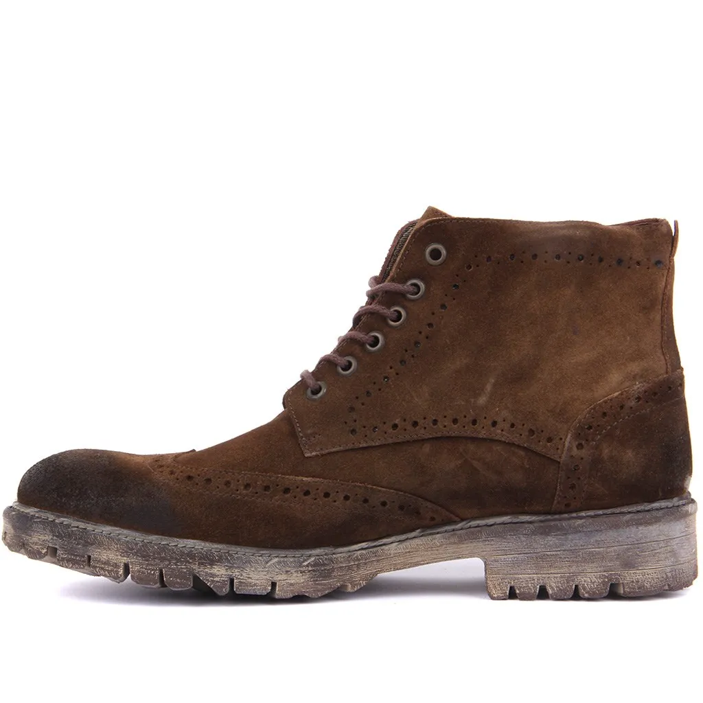 Sail Lakers-Sand Suede Men Lace-Up Boots | Обувь