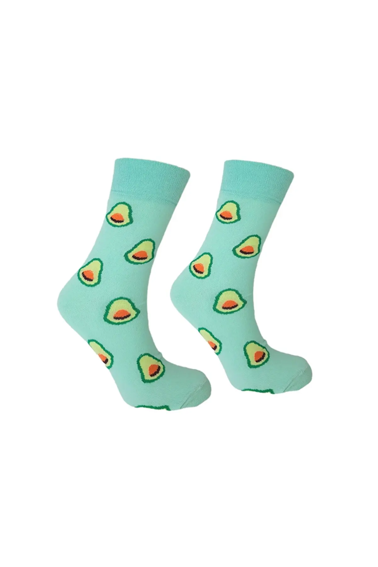 3 Pairs of Avocado Patterned Women's Socks