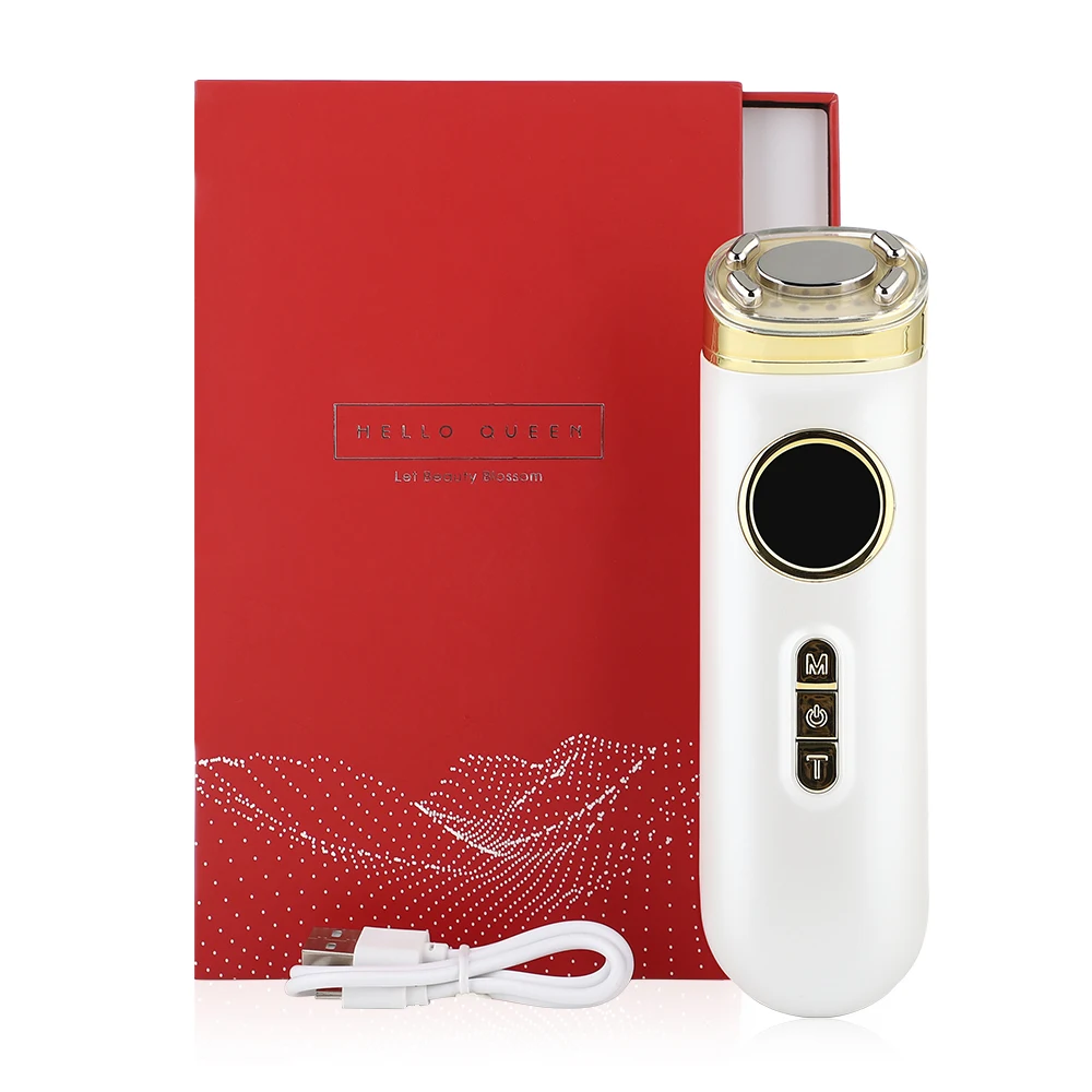 

Ultrasonic RF Skin Rejuvenation Instrument LED Light Skin lifting Wrinkle Remove Machine Import Firming Pores Beauty Tools