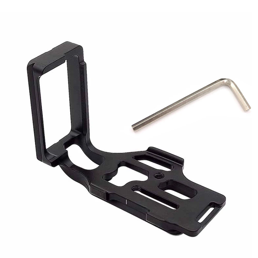 Aperto de Mão para Nikon Jintu Metal Liberação Rápida Titular Placa Vertical l Suporte D800 D800e D810 Dslr Câmera
