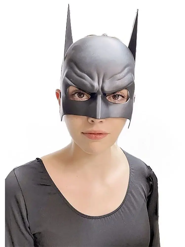 Máscara de Batman para Adultos, Máscaras de Fiesta en Diseño de Batman para  Mujeres y Hombre, Máscara Medio Negro|Antifaces de fiesta| - AliExpress