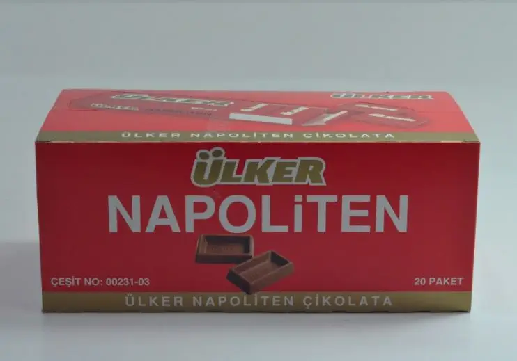 Ülker Napoliten Milk Chocolate 33 Gr (20 Pieces) TASTY CHOCOLATE DREAM SNAKE BREAKS