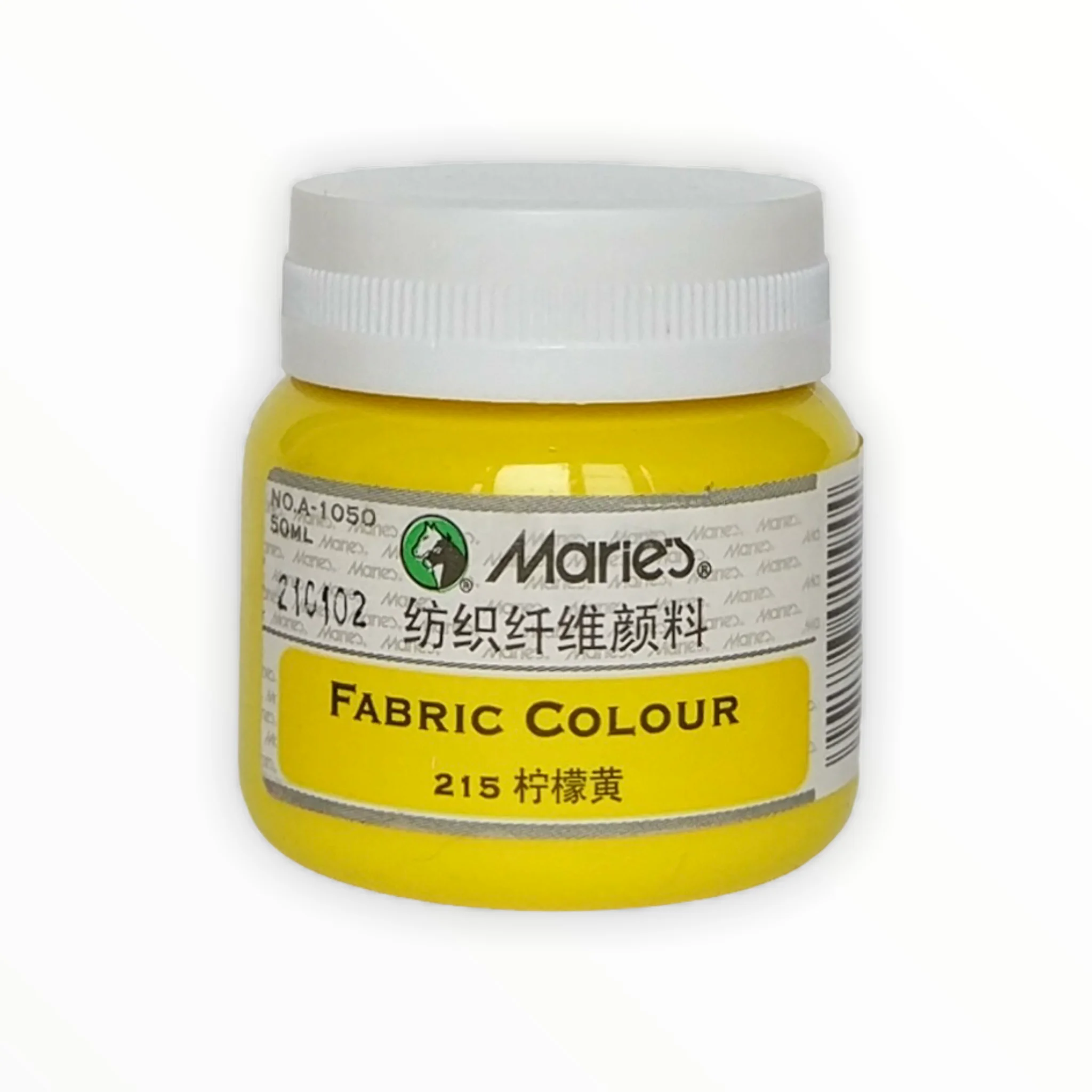 Краска по ткани 50 мл 215 Lemon Yellow Maries A1050 | Канцтовары для офиса и дома