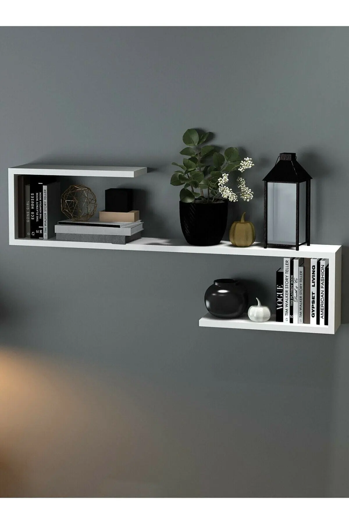 Украшение для дома настенная полка разделитель стильный дизайн ручная работа