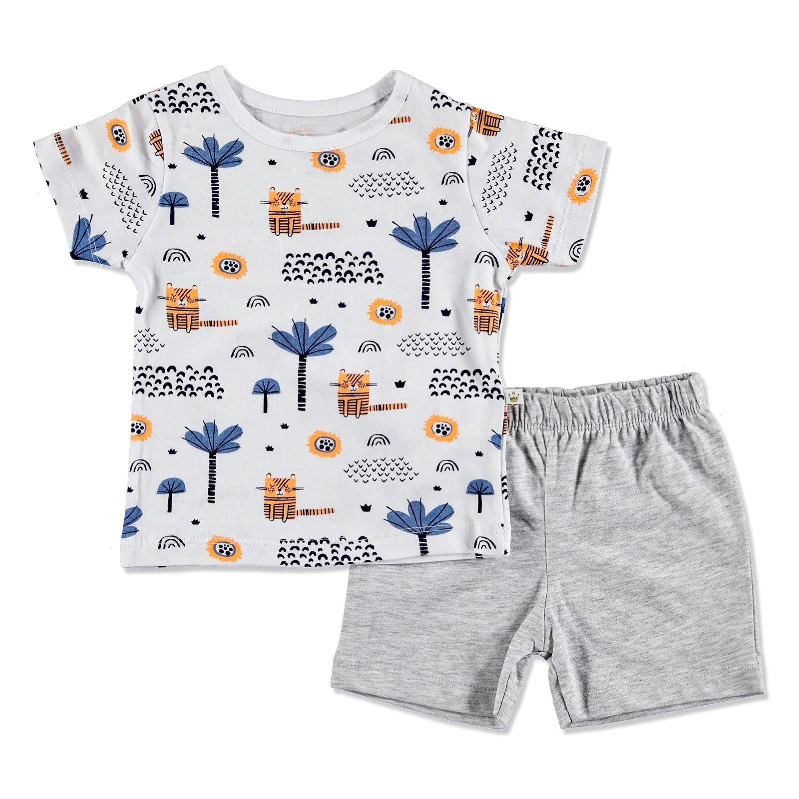 Ebebek/Летняя футболка с короткими рукавами для маленьких мальчиков Alf Supreme комплект