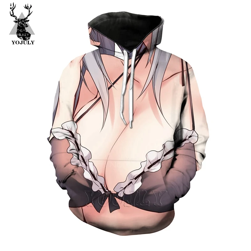 Ahegao, толстовки, Модная белая мужская Толстовка, 3d принт, аниме, сексуальный лоли, толстовка в стиле хип-хоп, с круглым вырезом, уличная одежда, топы, странные вещи - Цвет: 22