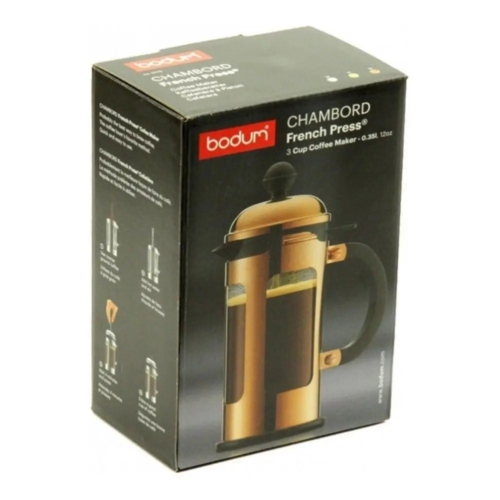Кофейник френч-пресс Bodum Chambord 0.35 л цвет золото 11170-17 | Дом и сад