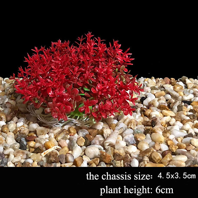 

Artificial Aquarium Plants Decor Water Grass Ornament Aquatic Plastic Plants Fish Tank Decoration Aquarium Accessories 6cm