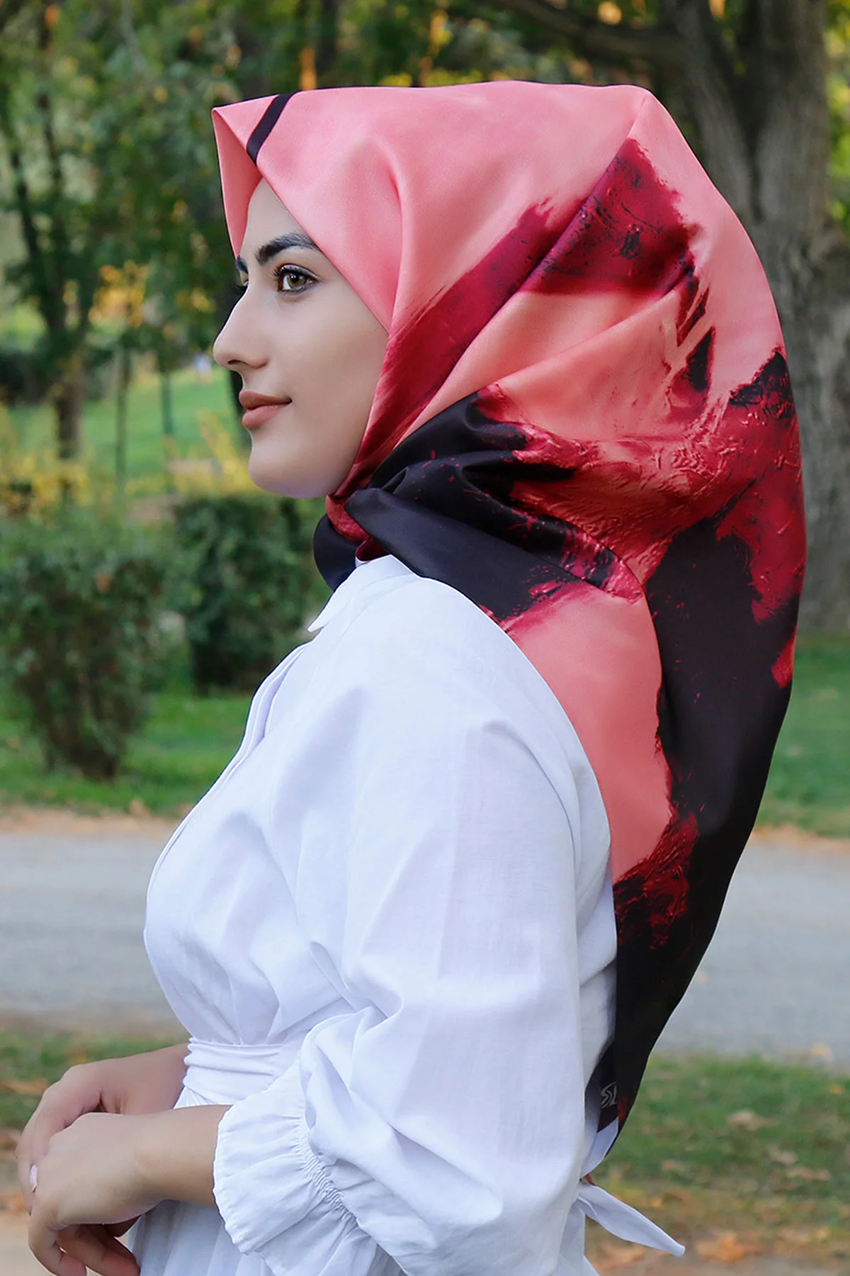 С рисунком Для женщин шарфы мусульманский женский хиджаб Для женщин хиджаб качество шелковый шарф бандана шляпа от AliExpress RU&CIS NEW