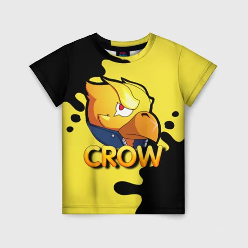 Детская футболка 3D Crow (Brawl Stars) | Мать и ребенок