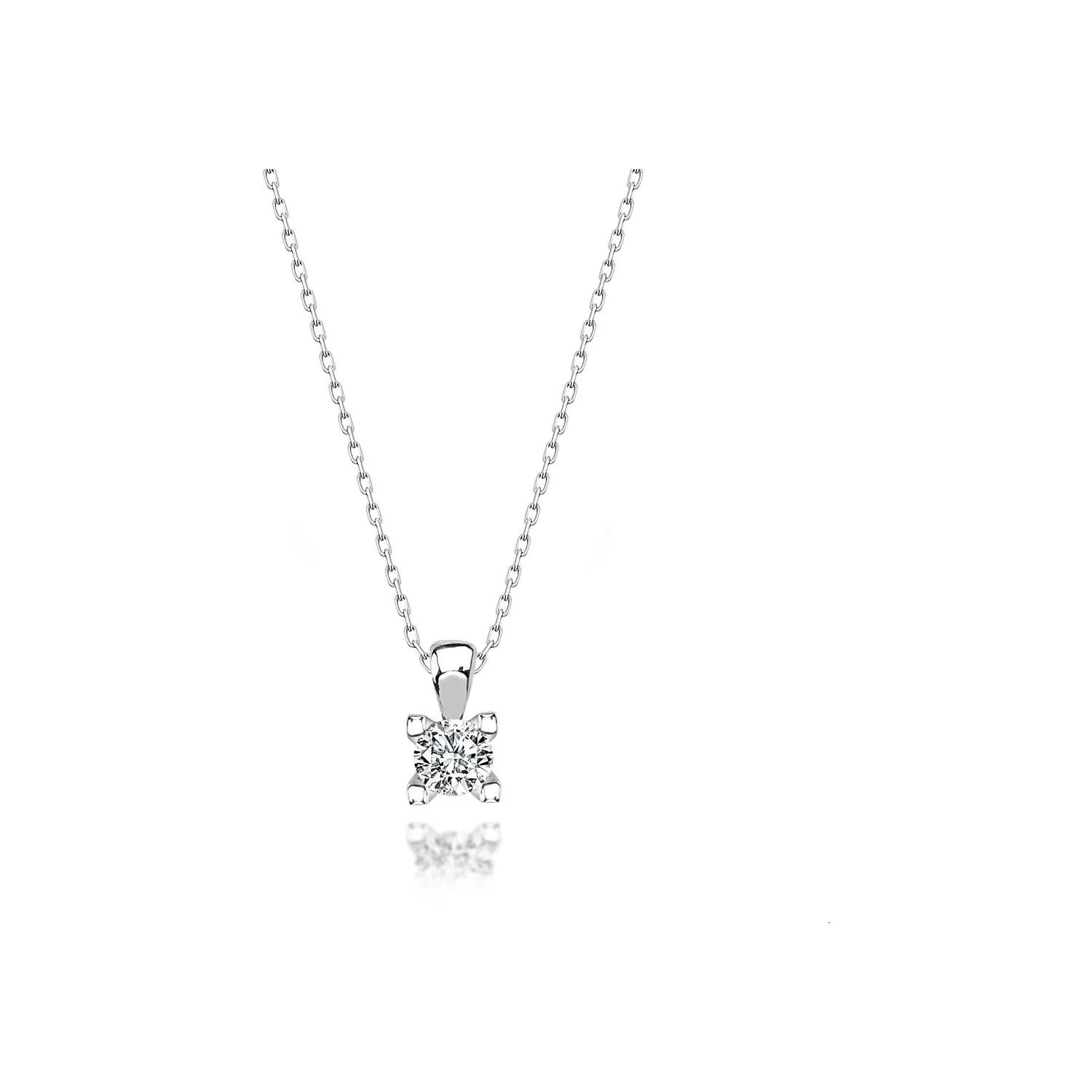 

Gold Plated 925 Sterling Silver Necklace With Cubic Zirconia Jewelry For Women