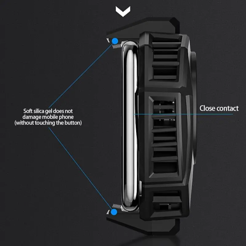 MEMO DL05 DL06 FL05 Mobile Phone Radiator Phone Cooling Fan Case For PUGB Gaming Universal Cool Heat Sink Mobile Phone Cooler