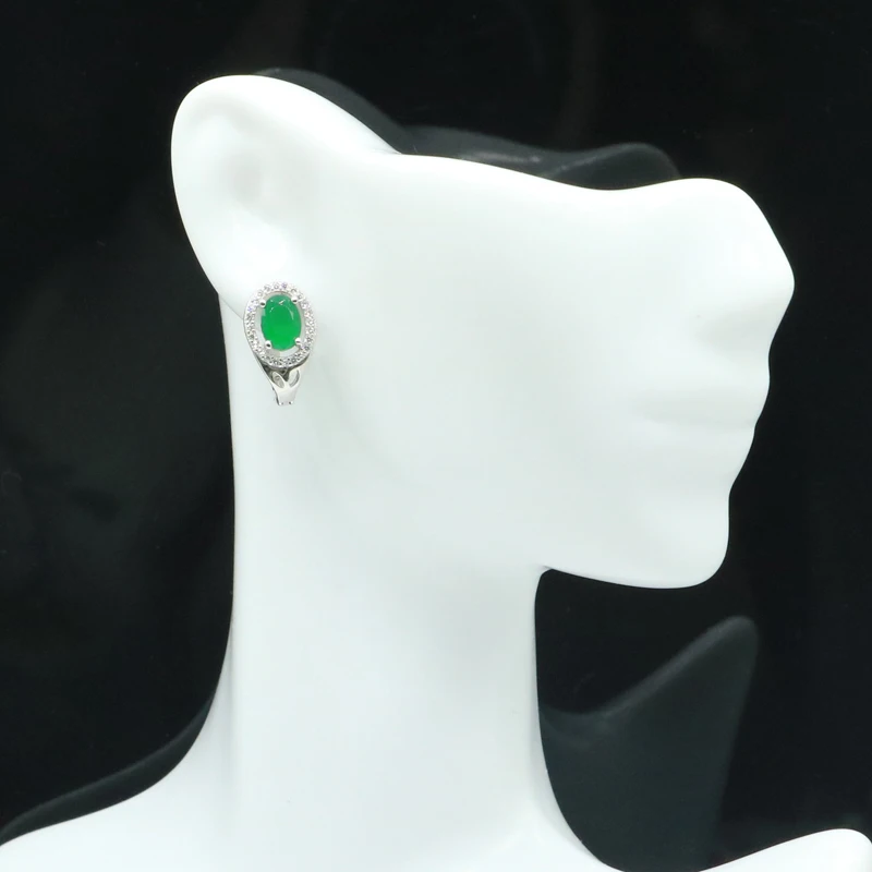 Женские серьги-гвоздики из серебра 3 1 пробы с синим сапфиром и розовым турмалином