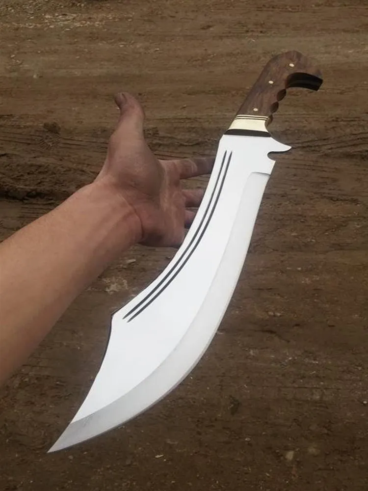 Мачете Kukri с ножнами из нержавеющей стали ножи для выживания крутой стальной меч