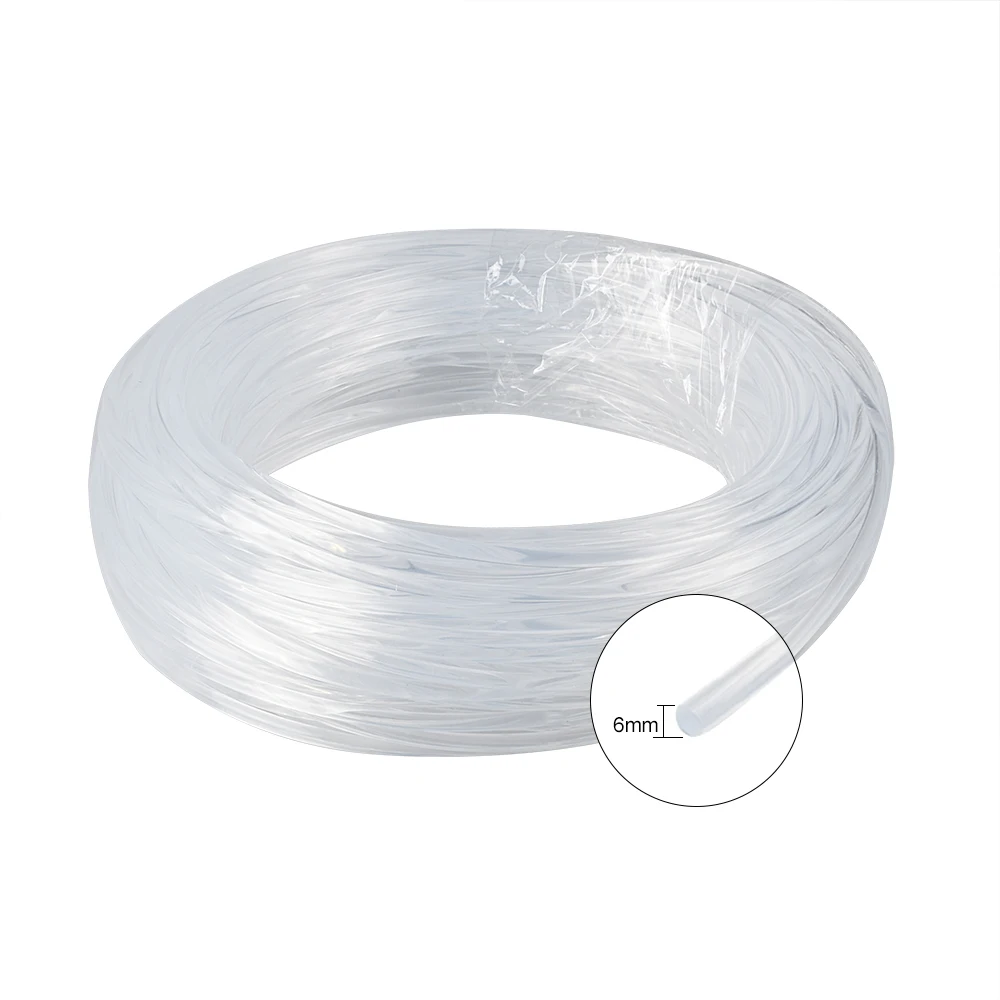 

5M PMMA Side Glow Optical Fiber Cable 6mm Diameter Car Optic Cable Ceiling Lighting Lights Bright Party Light Decoration
