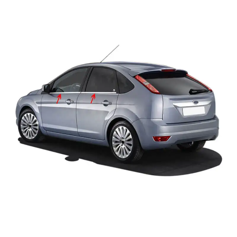 Автомобильная оконная отделка хромированная Накладка для Ford Focus II Saloon/HB/SW 4 шт.