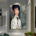 Amedeo Modigliani старый известный мастер художник Новый Поп Lit любит женщин Холст Картина, печатный плакат для комнаты настенный Декор настенное искусство