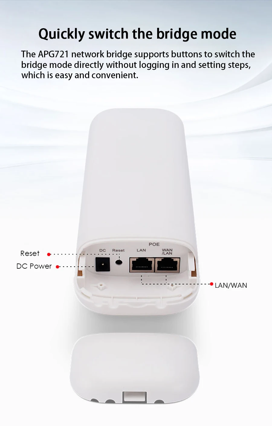 2km Wifi Range Outdoor Wireless Data Transmission Bridge Access Point CPE 5ghz with POE Power Adapter 300mbps Network Router best wifi amplifier