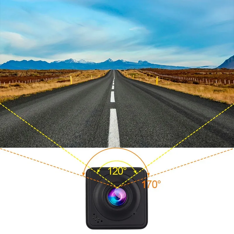 Новинка 1,5 дюймов Мини Автомобильный видеорегистратор Dashcam 1080P Full HD Авто видеорегистратор 170 градусов широкоугольный видеорегистратор квадратный скрытый Автомобильный видеорегистратор